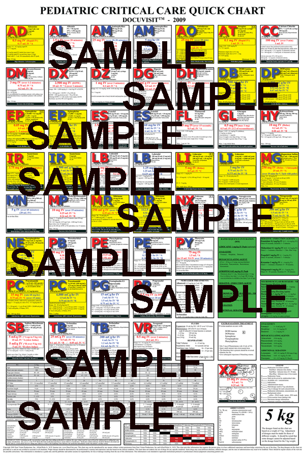 Critical Care Time Chart